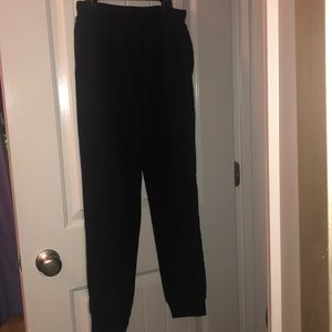 Black jogger sweatpants